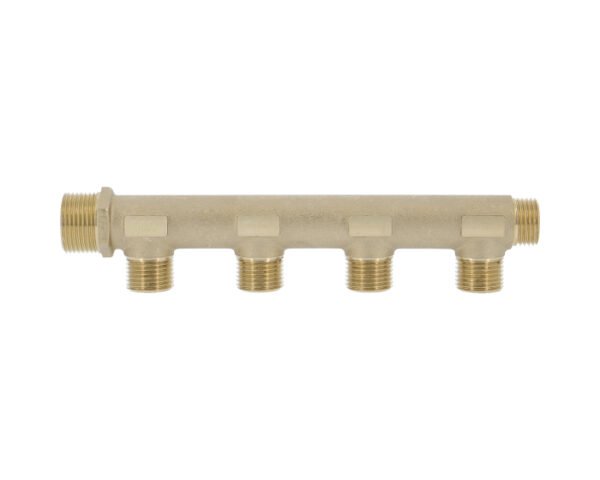 Collecteur MM 3/4"-4+1 dérivation 1/2" Entraxe 47mm-Ø corps 23mm – Image 1