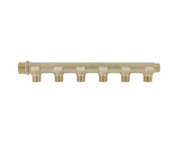 Collecteur MM 3/4"-6+1 dérivation 1/2" Entraxe 47mm-Ø corps 23mm – Image 1