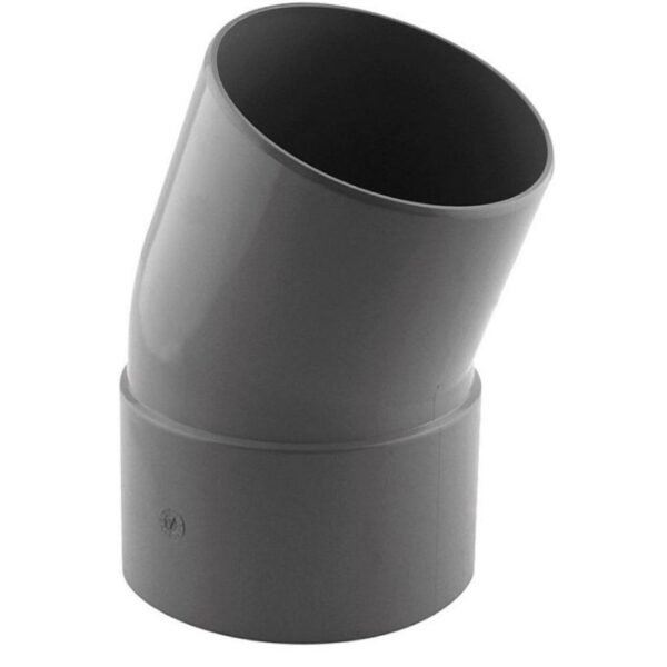 Coude PVC évacuation 20° mâle/femelle Ø32 – Image 1