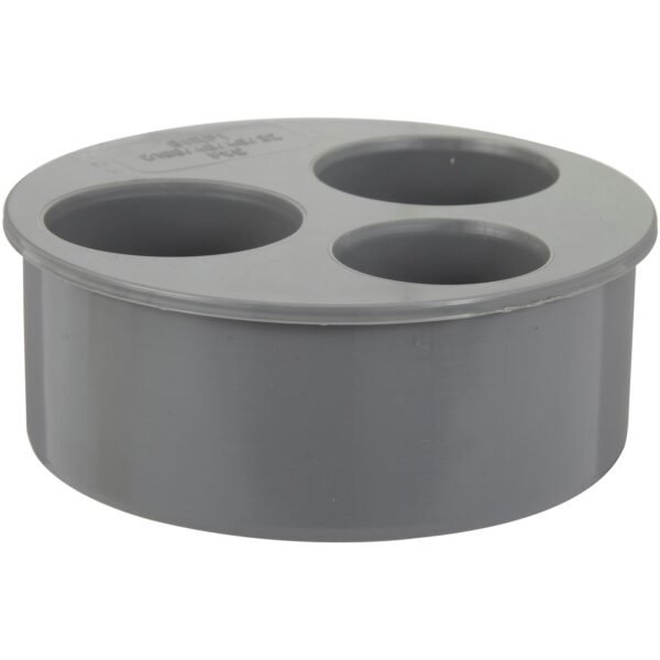 Tampon de réduction PVC évacuation triple operculé Ø100x40/32/32 – Image 1