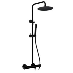 COLONNE DE DOUCHE THERMOSTATIQUE NOIRE MATE SERIE DRAKAR