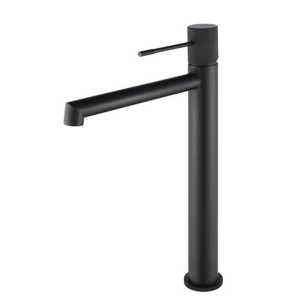 MITIGEUR LAVABO HAUT CARBONE AVEC VIDAGE MANETTE CARBONE SERIE DRAKAR – Image 1
