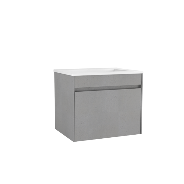 CAISSON DE MEUBLE AGATE 600 FINITION GRIS PIERRE – Image 1