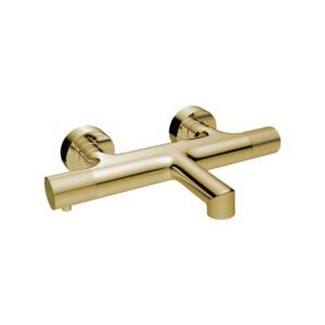 MITIGEUR BAIN DOUCHE THERMOSTATIQUE OR BROSSE SERIE DRAKAR
