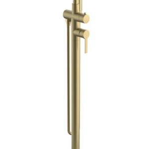 MITIGEUR BAIN/DOUCHE SUR PIED OR BROSSE SERIE FIGARO