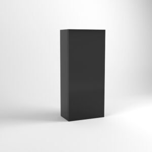 MEUBLE COLONNE NOIR VELOURS SERIE FREGATE 900X350X226 SANS POIGNEE