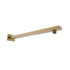 BRAS LAITON CARRE OR BROSSE LONGUEUR 410 MM