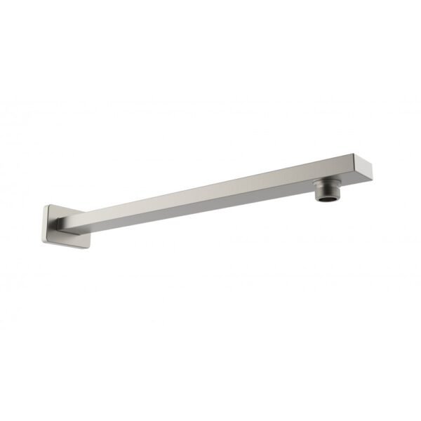 BRAS LAITON CARRE NICKEL BROSSE LONGUEUR 410 MM – Image 1