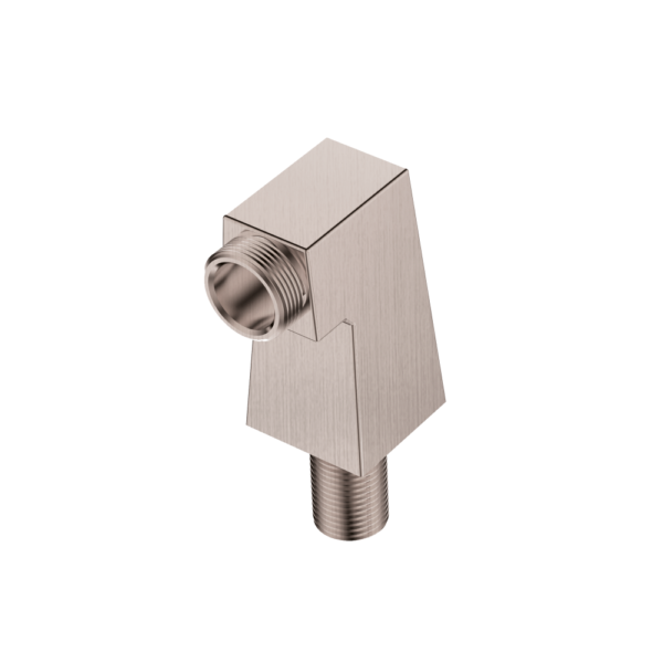 COLONNETTE NICKEL BROSSE  POUR FIXATION S/GORGE (La paire) – Image 1