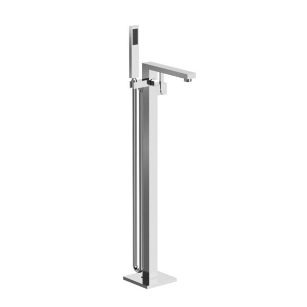 MITIGEUR BAIN/DOUCHE SUR PIED CHROME SERIE GRAFIK – Image 1