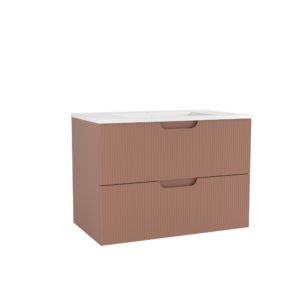 CAISSON DE MEUBLE HIPSTER 800 MM TERRE CUITE 2 TIROIRS