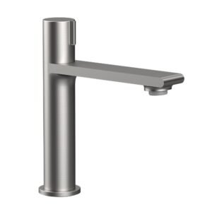 MITIGEUR LAVABO NICKEL BROSSE AVEC VIDAGE MANETTE PROGRESSIVE FIGARO