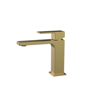 MITIGEUR LAVABO OR BROSSE AVEC VIDAGE SERIE HAXO