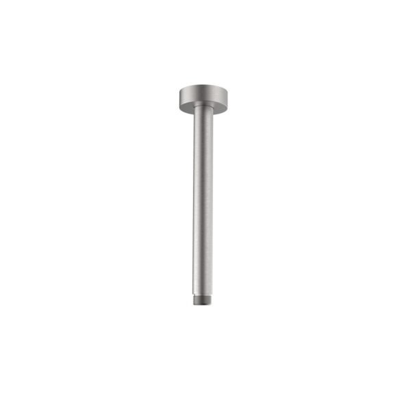 BRAS INOX PLAFOND ROND LONGUEUR 250 MM NICKEL BROSSE – Image 1