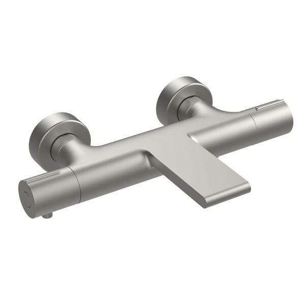 MITIGEUR BAIN DOUCHE THERMOSTATIQUE NICKEL BROSSE SERIE FIGARO – Image 1